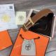 New Style AAA Hermes Leather Belt - Dark Blue Leather & Diamond Inlay buckle (7)_th.jpg